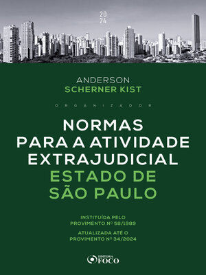 cover image of Normas para a Atividade Extrajudicial Estado de São Paulo--1ª ED--2024